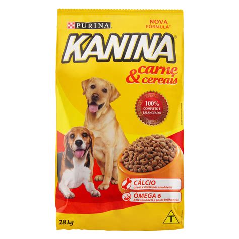 Alimento Para CÃes Adultos Carne And Cereais Purina Kanina Pacote 18kg