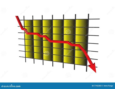 Crisis En El Mercado De Valores el Mercado Empresarial Ilustración del