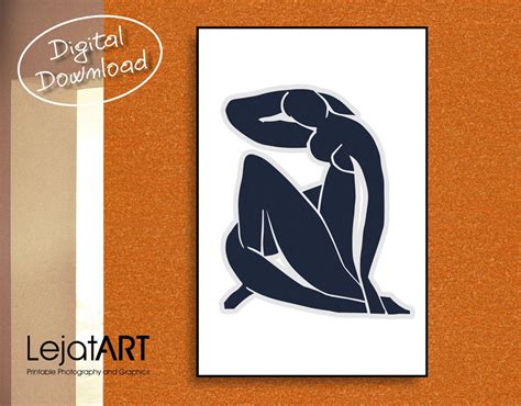 Henri Matisse Blue Nude II Concept Instant Digital Etsy