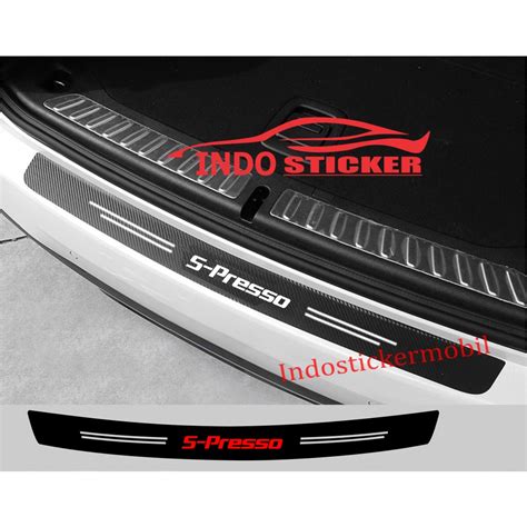 Jual Sticker Mobil S Presso Sticker Karbon D Piajakn Bumper Bagasi