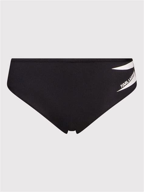 KARL LAGERFELD Bikini Unterteil Tribal KL22WBT12 Schwarz Modivo At