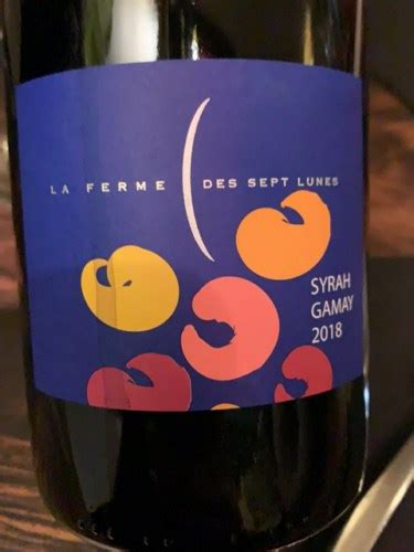 La Ferme Des Sept Lunes Jean Delobre Syrah Gamay Vivino Us