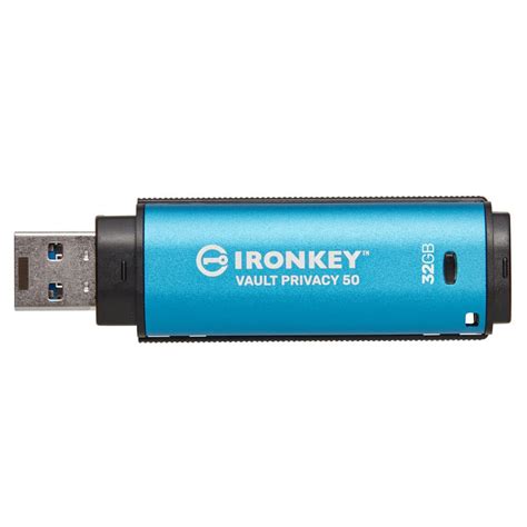 Kingston IronKey Vault Privacy 50 USB Flash Drive XTS AES Encrypted