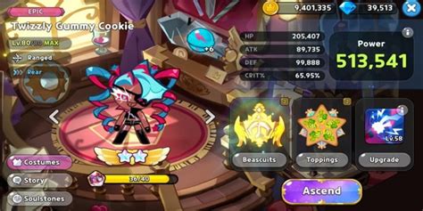 Cookie Run Kingdom Twizzly Gummy Cookie Toppings And Beascuits Guide Pocket Gamer