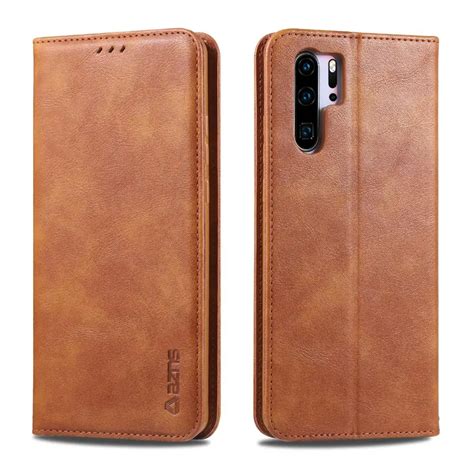 Retro de lujo imán de piel con tapa para Huawei P30 Pro cartera