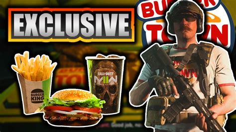 Exclusive Modern Warfare 2 Burger Town Skin Burger Town King Operator