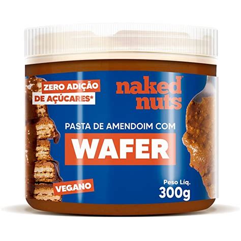 Pasta De Mix De Nuts Amendoim Wafer De Chocolate 300g Naked Nuts