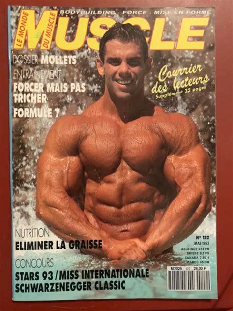 LE MONDE DU MUSCLE 1993 Mai 122 Big Boy Jim Quinn On Cover Vintage