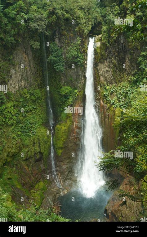 Bajos del Toro Waterfall of Costa Rica Drone Stock Photo - Alamy