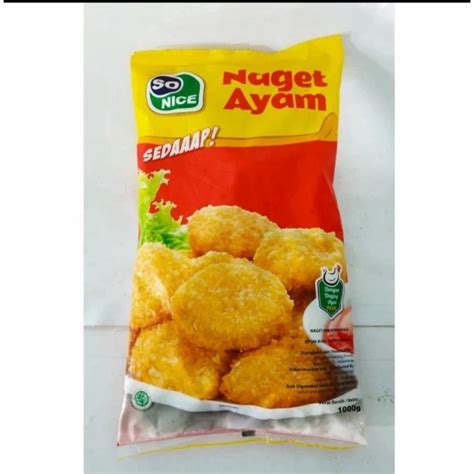 Jual So Nice Naget Ayam 1kg So Nice Naget Stick 1kg So Nice Nugget