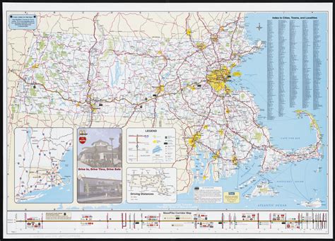 Massachusetts Turnpike Map Digital Commonwealth