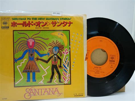 Japan Ep Record Santana Hold On Cbs Sony 1382 Ebay