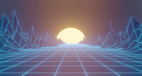 ArtStation - Vaporwave Sun