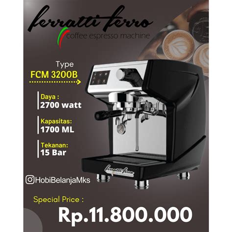 Jual Coffee Maker Machine Mesin Kopi Ferratti Ferro Fcm B