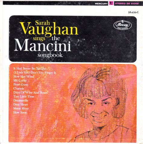 Sarah Vaughan Sings The Mancini Songbook 1965 Vinyl Discogs