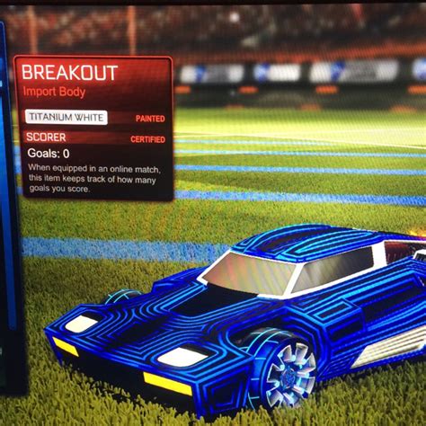 Bundle Breakout Titanium White Certified Rocket League Game Items