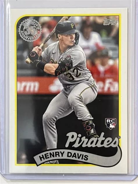 2024 TOPPS SERIES 1 1989 35e Anniversaire 89B 28 Henry Davis RC EUR 1