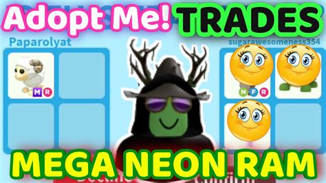 MEGA NEON RAM Trades In Adopt Me RICH SERVERS Adoptme YouTube