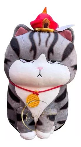 Peluche Gato Emperador Tierno Kawaii Suave Felpa Cm Cuotas Sin