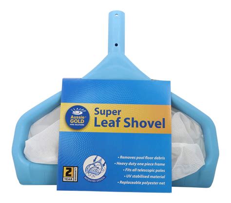 Super Leaf Shovel Deep Pool Rake Aussie Gold Swimming Pool Scoop