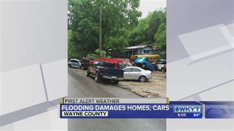 Flash Flooding Causes Issues In Wayne County Youtube