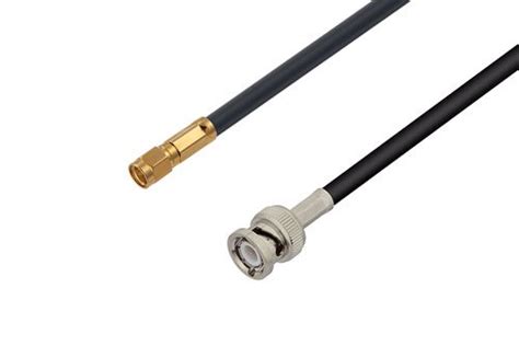 SMA Male To BNC Male Low Loss Cable Using LMR 240 Coax LF Solder