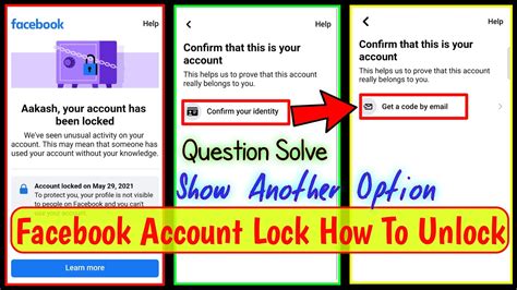 Facebook Account Lock How To Unlock Your Account Has Been Locked