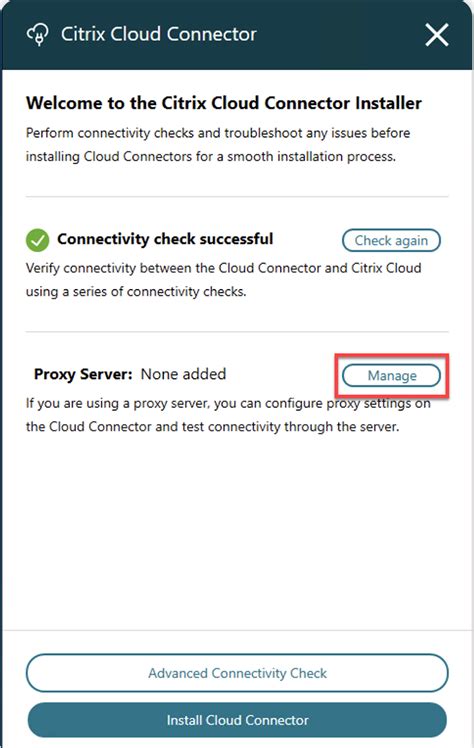 Cloud Connector Installation Citrix Cloud