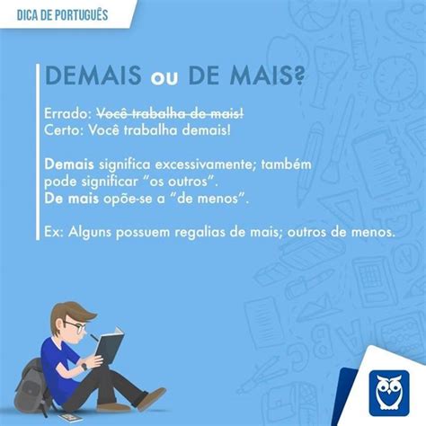 Estratégia Concursos — Qual o significado de “demais” e “de mais