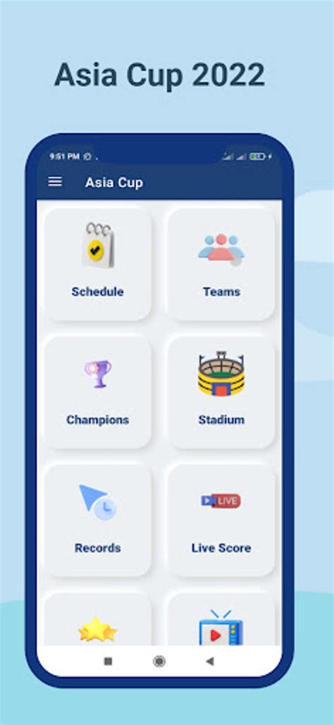 Asia Cup 2022 Schedule Para Android Descargar