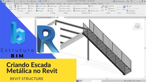 Escada Met Lica No Revit Para Mezanino Pt Youtube