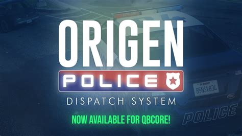 Origen Police Qbcore Version Script Five M Youtube