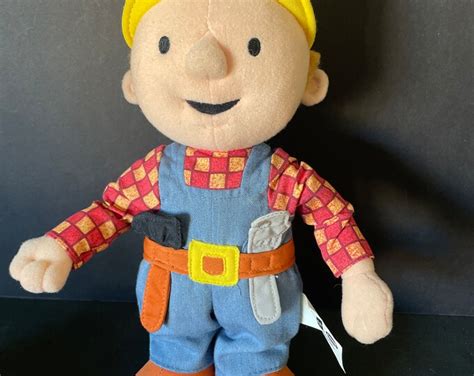 Plush Playskool Bob The Builder Hasbro 2001 Etsy