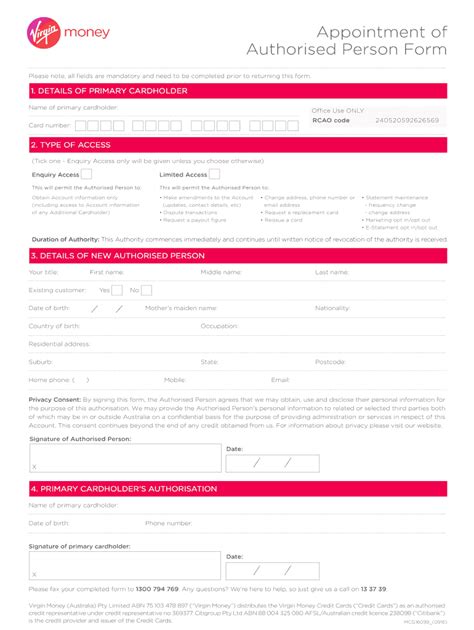 Fillable Online Authorised Person Form Fax Email Print PdfFiller