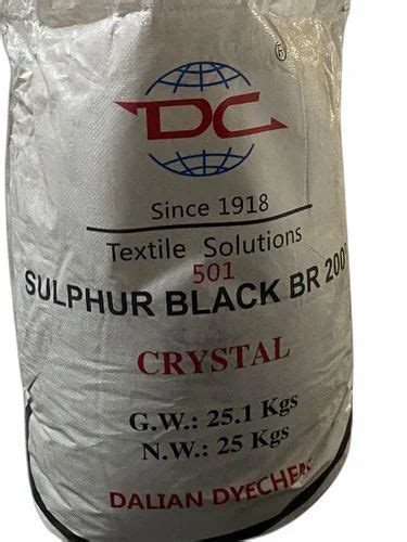 Crystal Dc Sulphur Black Br 200 Packaging Size 25kg At Rs 160 Kg In