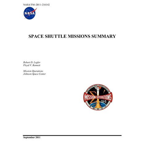 Space Shuttle Missions Summary Nasatm 2011 216142 Submarino