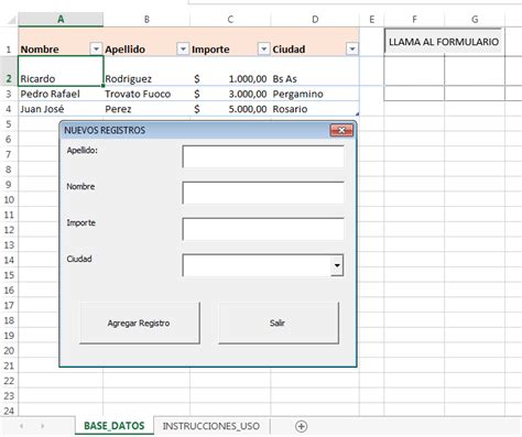 Excel Cursos Y Plantillas Contables C Mo Cargar Una Base De Datos En