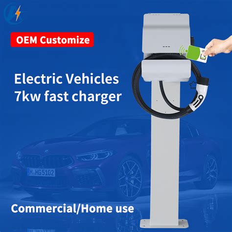 EV Charging Station Factory Manufacturer 7kw 32A 3phase Electric