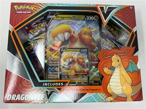 Pok Mon Tcg Dragonite V Box Ebay