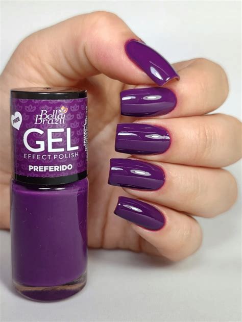 Esmalte Efeito Gel Preferido 9ml Seca Sem Cabine Bella Brazil SHEIN