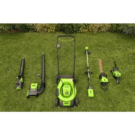 Greenworks Pro 60 Volt Brushless 21 In Push Cordless Electric Lawn Mower 4 Ah In The Cordless