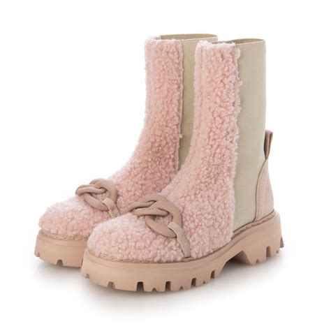 ヌメロ ヴェントゥーノ N21 ボア ミドルカット スニーカーブーツ Nude ファッション通販 MAGASEEK マガシーク