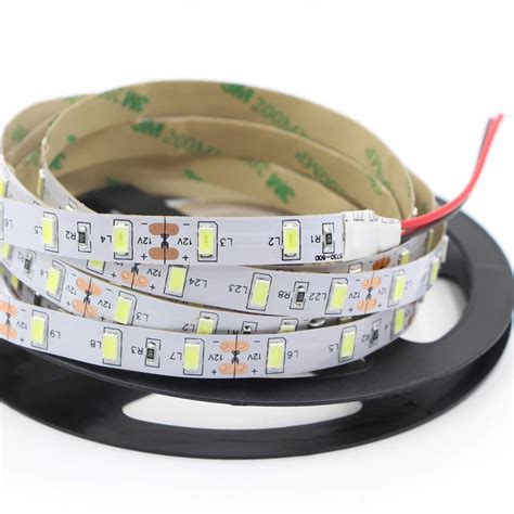 Led Strip Light 5630 5730 Waterproof IP65 12V 5M Warm 3000K 6500K Cold