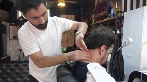 Asmr Turkish Barber Face Massage Head Massage And Facial Care Mins