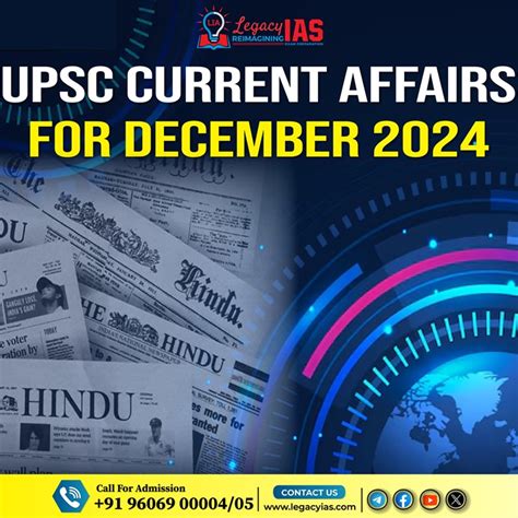 Current Affairs December Legacy Ias Academy