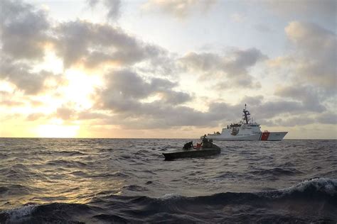 Boarding Team Members From The Coast Guard Cutter Bertholf Nara