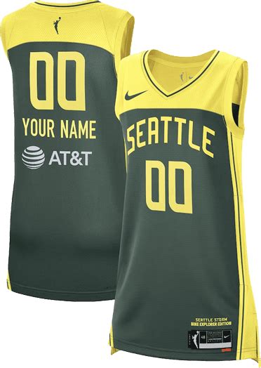 Seattle Storm 2024 Wnba Customized Explorer Edition Player Jersey Un