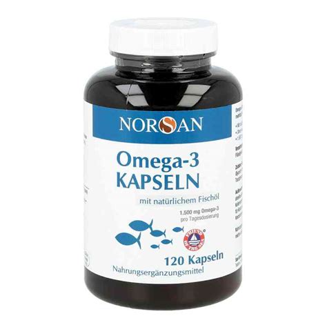 Omega 3 Fischöl Kapseln Norsan 120 Stk Günstig Bei