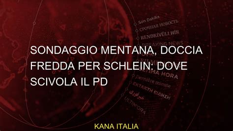 Sondaggio Mentana Doccia Fredda Per Schlein Dove Scivola Il Pd Youtube