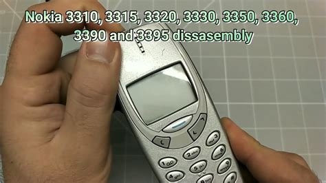 Nokia 3310 3330 3390 Mobile Phone Disassembly And Restoration How